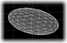 Ellipsoid flach rotiert